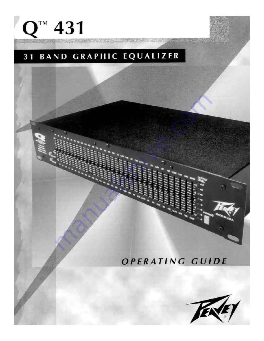 Peavey Q431 Operating Manual Download Page 1