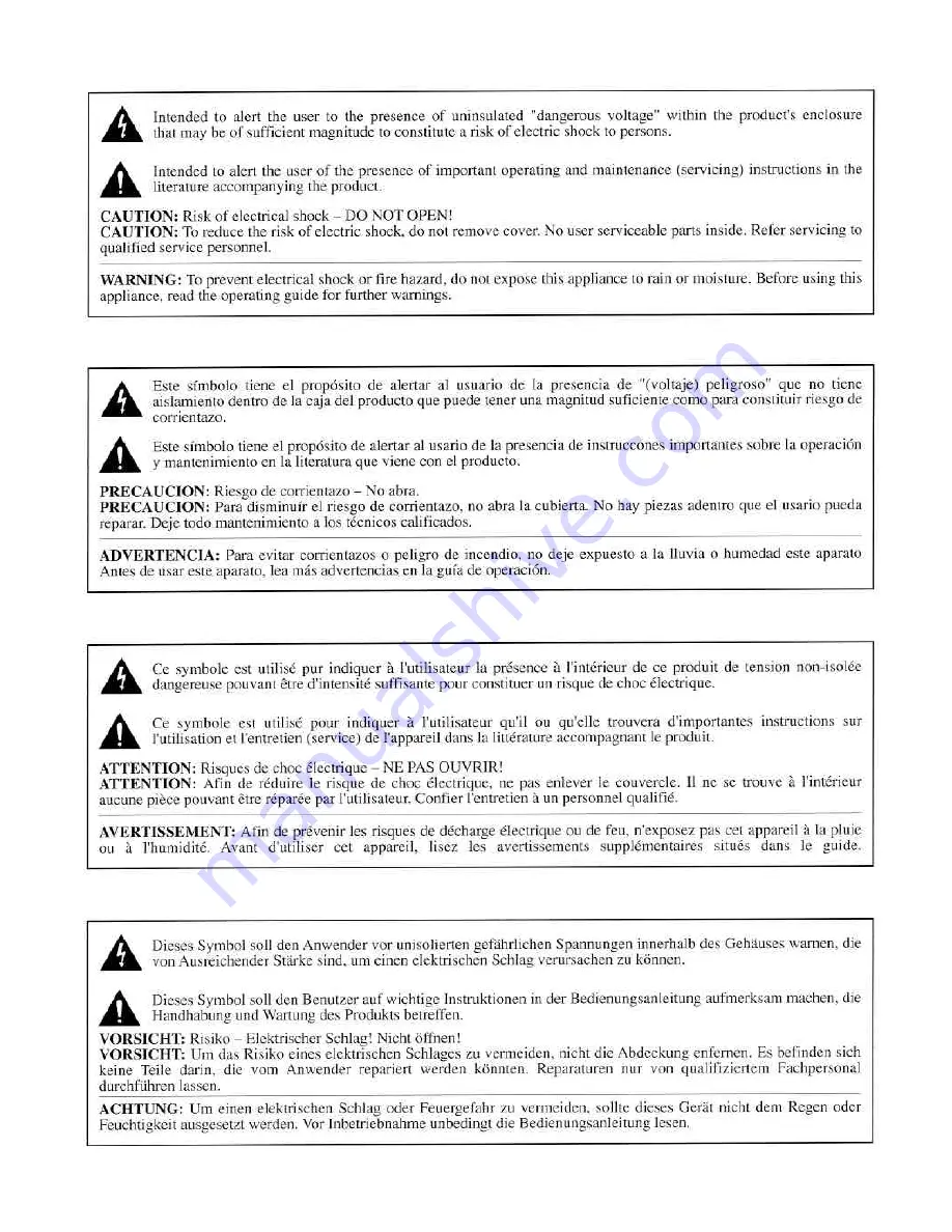 Peavey Q431 Operating Manual Download Page 2