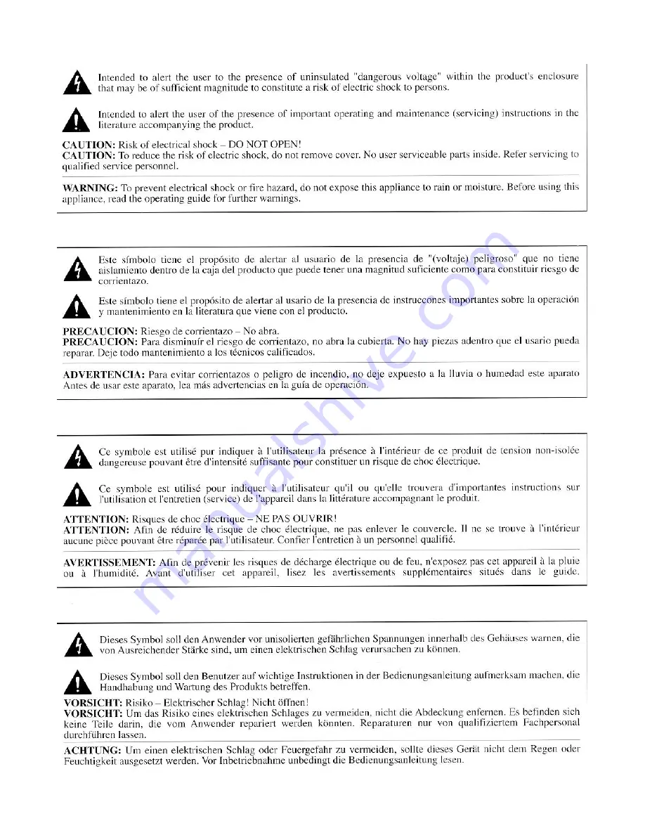 Peavey RTD 31 Operating Instructions Manual Download Page 2