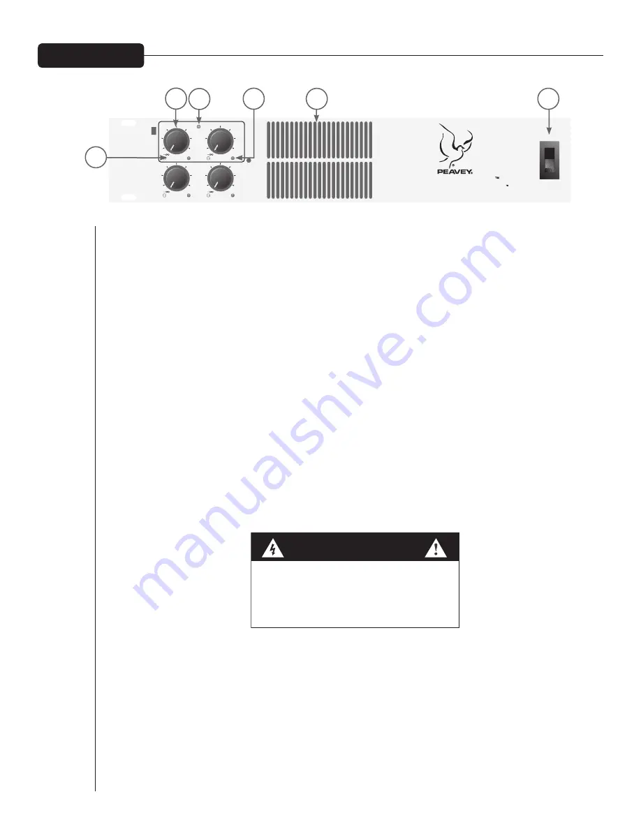 Peavey SA 4200 User Manual Download Page 7