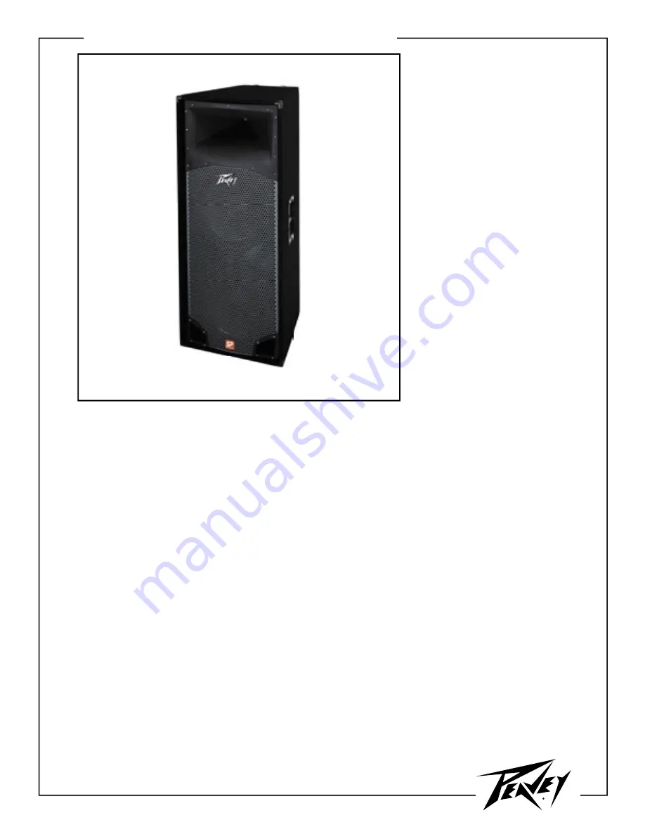 Peavey SP 4 Specifications Download Page 1