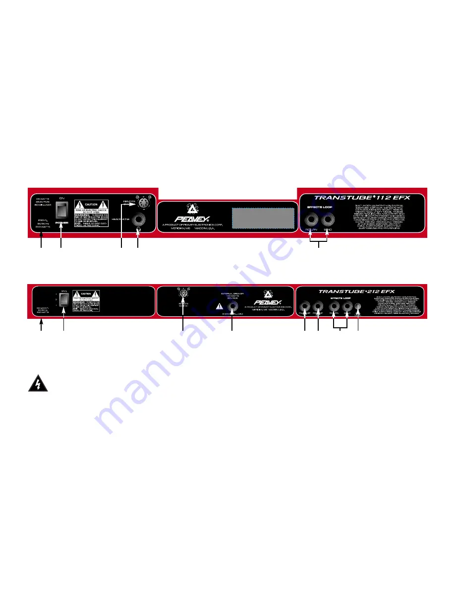 Peavey Transtube Series 212 EFX Скачать руководство пользователя страница 17