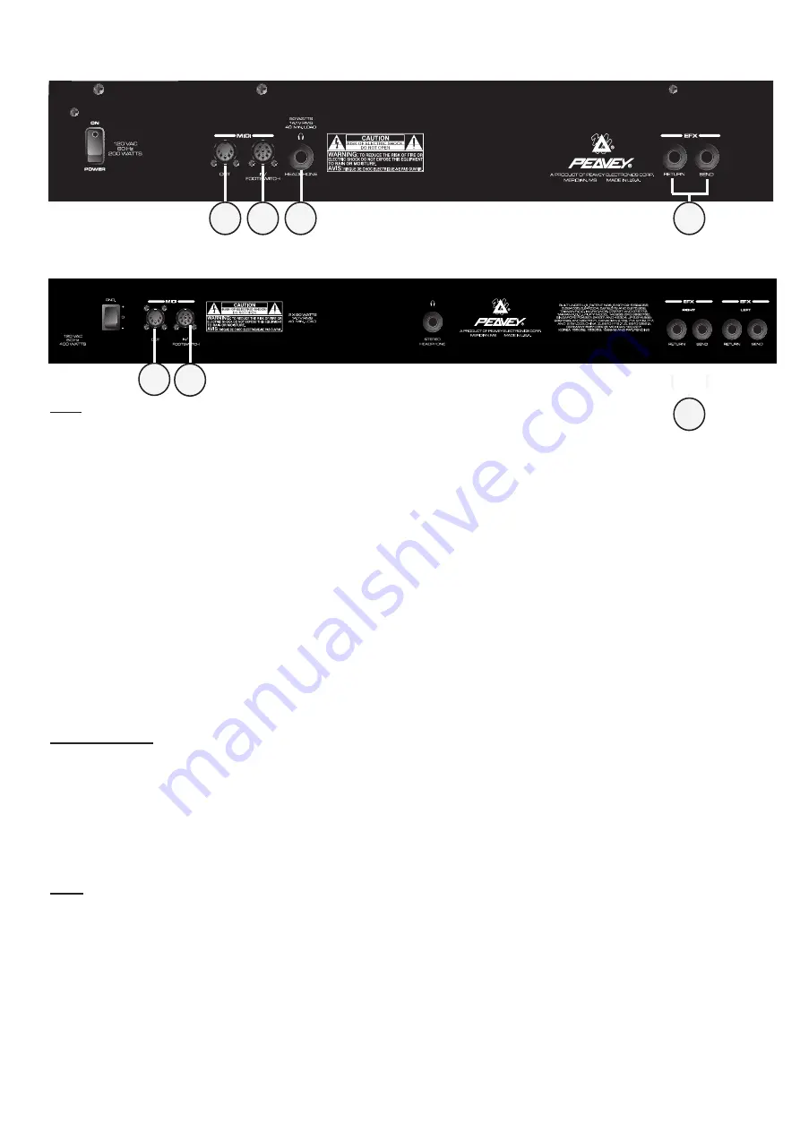 Peavey TransTube Series Скачать руководство пользователя страница 11