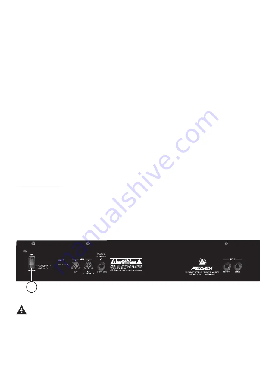 Peavey TransTube Series Operating Manual Download Page 37