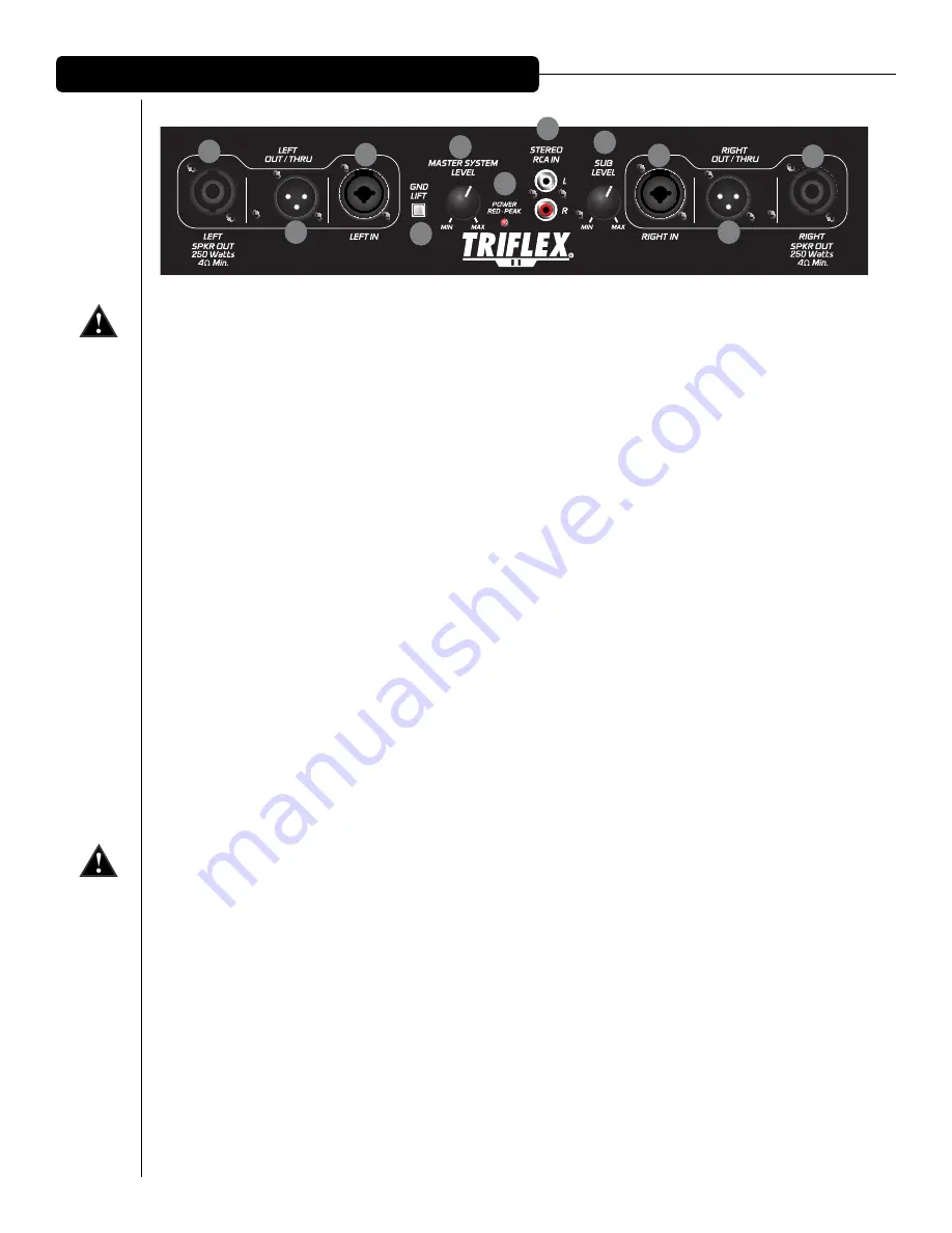 Peavey TriFlex II Operating Manual Download Page 82