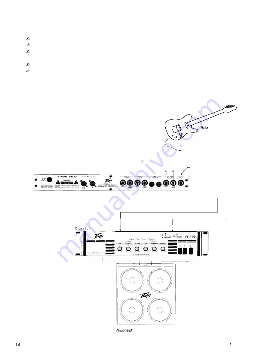 Peavey Tube Fex None Скачать руководство пользователя страница 13