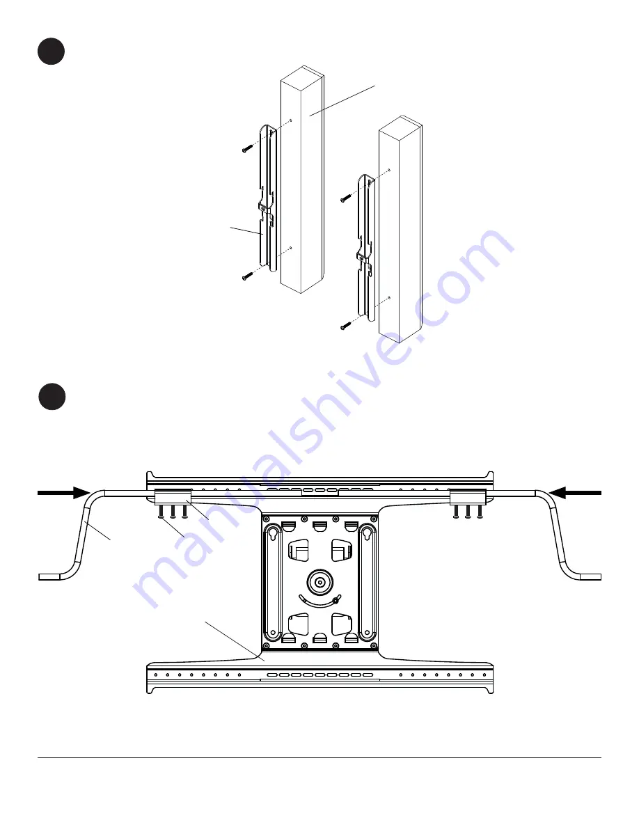 peerless-AV ACCXT100 Installation And Assembly Manual Download Page 3