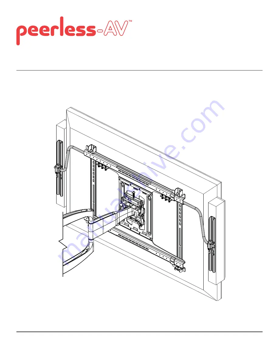 peerless-AV ACCXT100 Installation And Assembly Manual Download Page 9