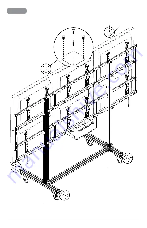 peerless-AV DS-C555-3X2 Скачать руководство пользователя страница 20