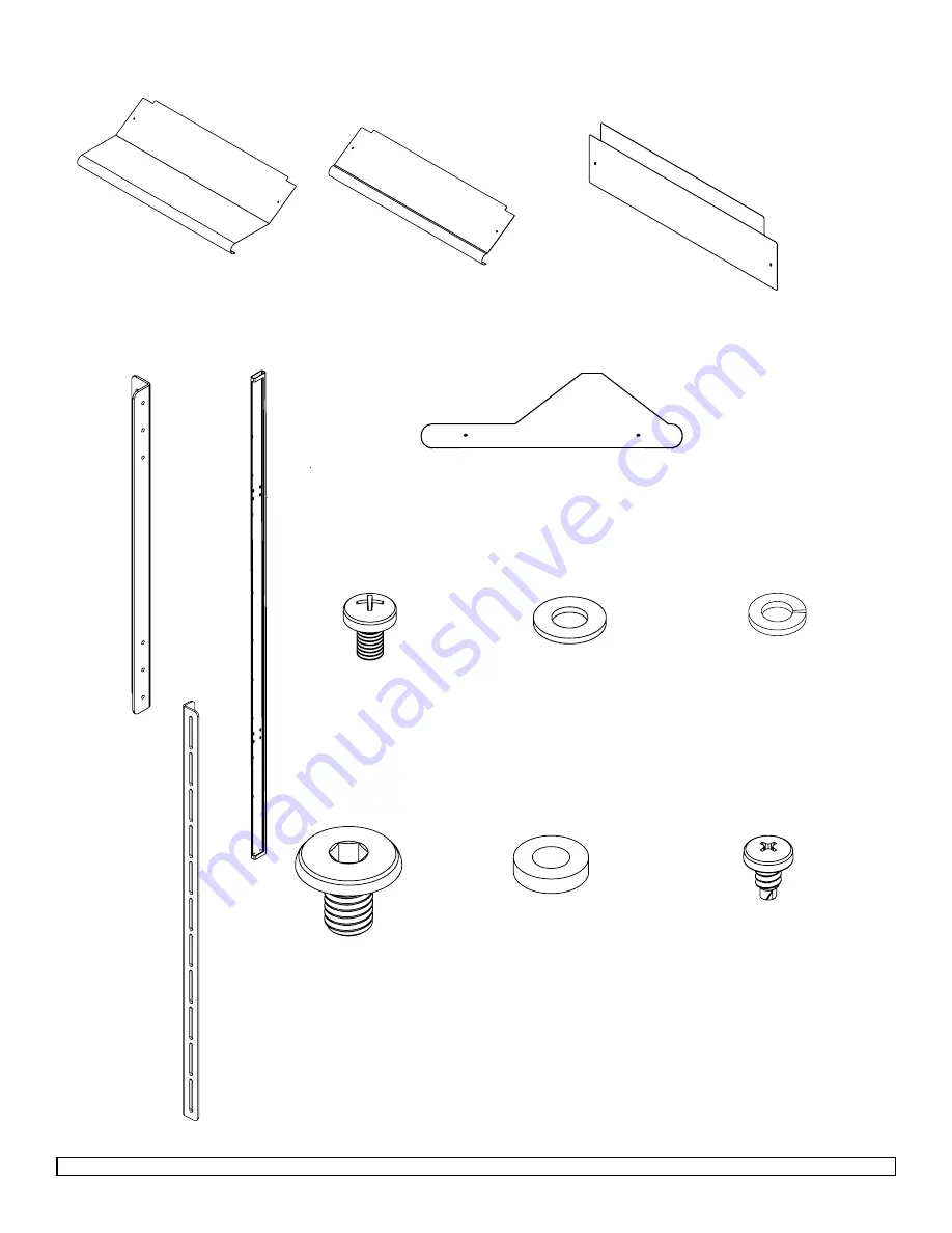 peerless-AV Mobile Videowall Trolley PDVWM 3x3 46 55 L Installation And Assembly Manual Download Page 3