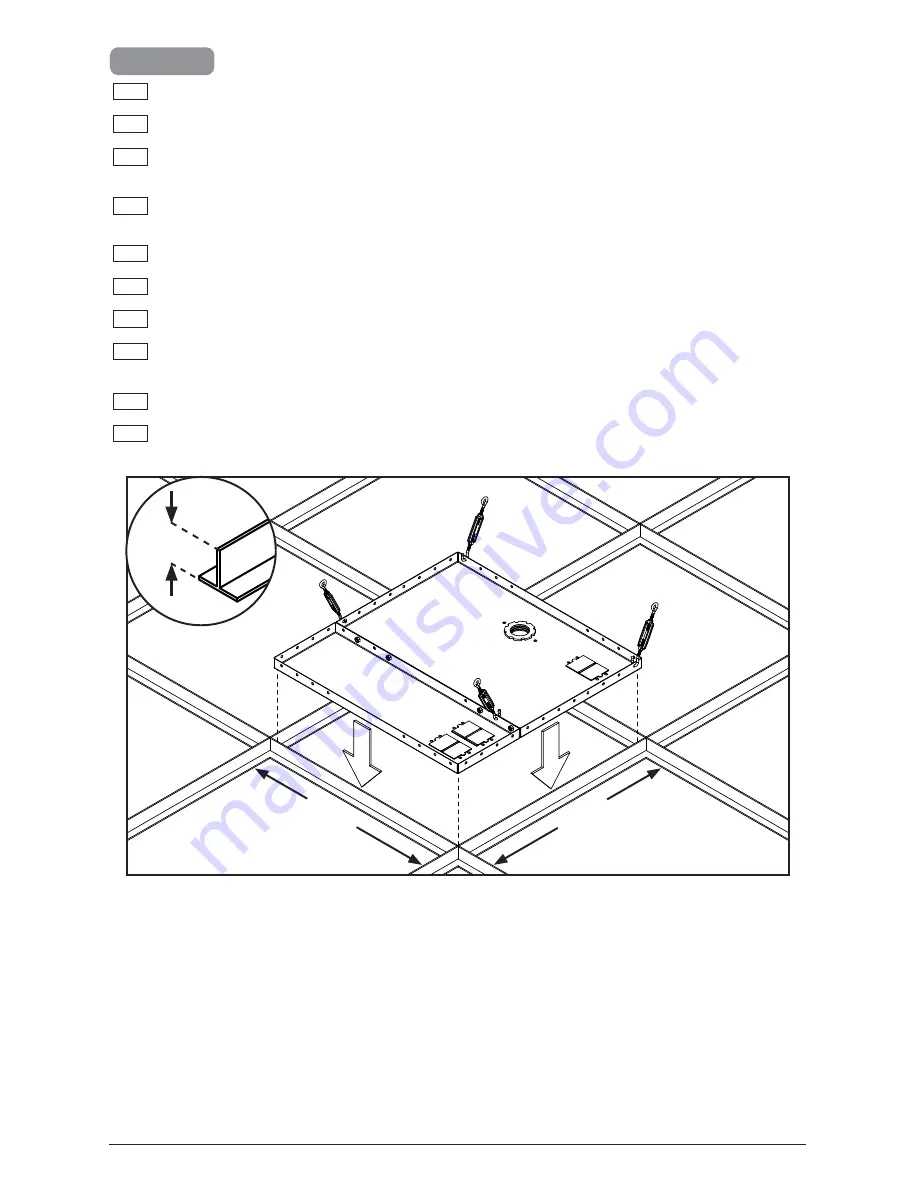 peerless-AV PRSS-455 Assembly And Installation Instructions Manual Download Page 10