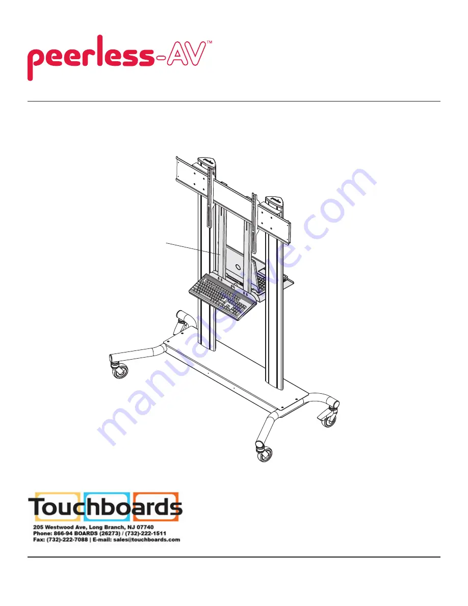 peerless-AV SC590 Installation And Assembly Manual Download Page 1