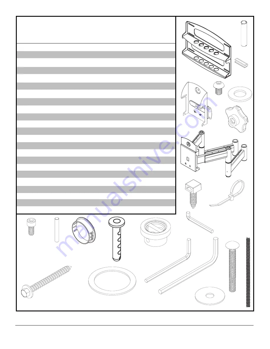 PEERLESS Mounts PLAV70- UNLP-GS Скачать руководство пользователя страница 3