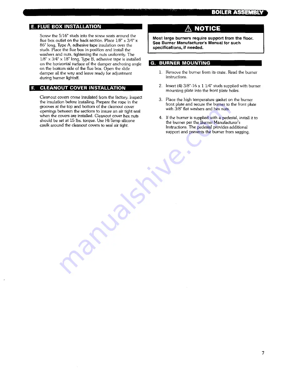 PEERLESS SERIES TC Installation, Operation & Maintenance Manual Download Page 16