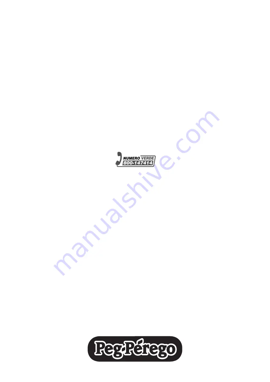 Peg-Perego EXCAVATOR IGCD0542 Use And Care Manual Download Page 24