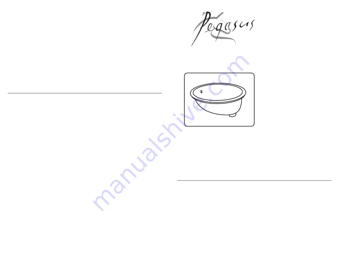 Pegasus 235-572 Installation Instruction Sheet Download Page 1