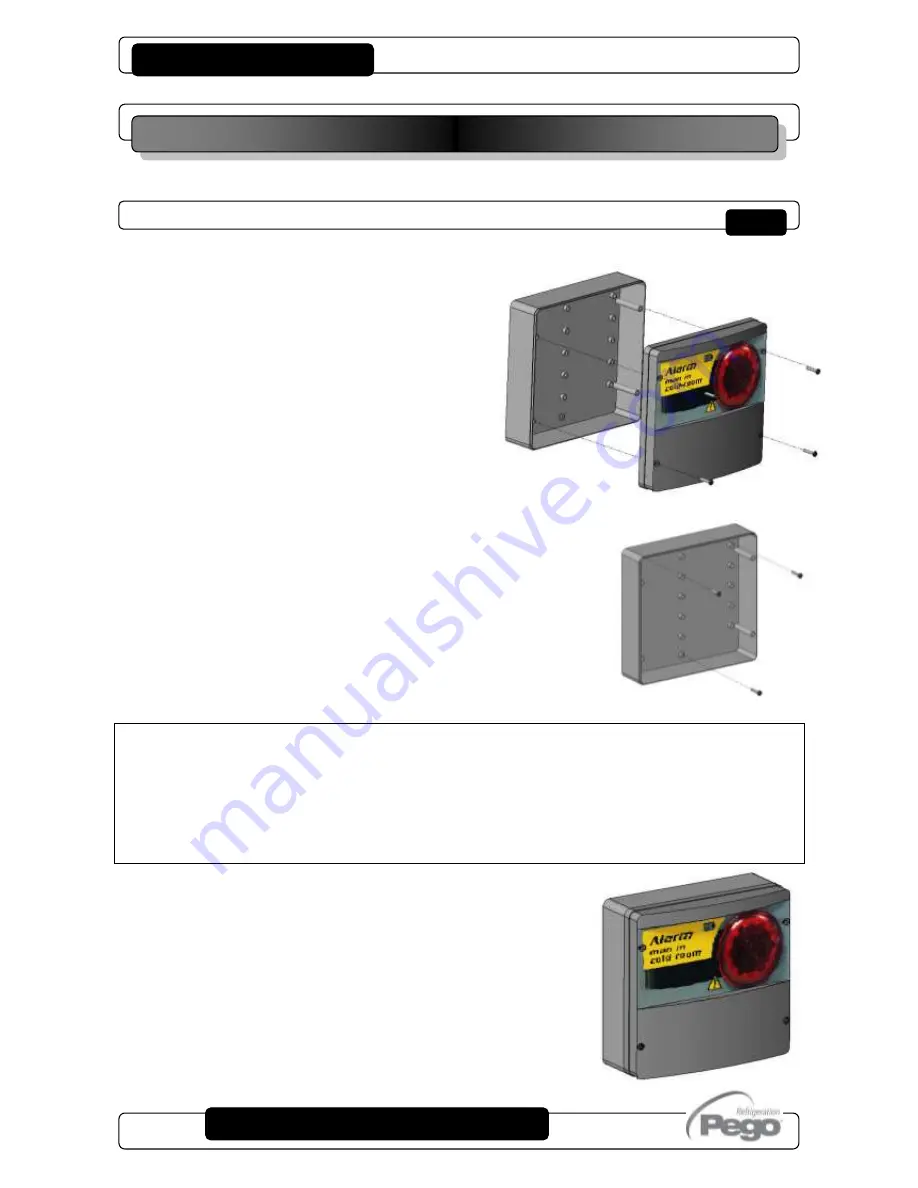 Pego ECP APE03 Use And Maintenance Manual Download Page 46