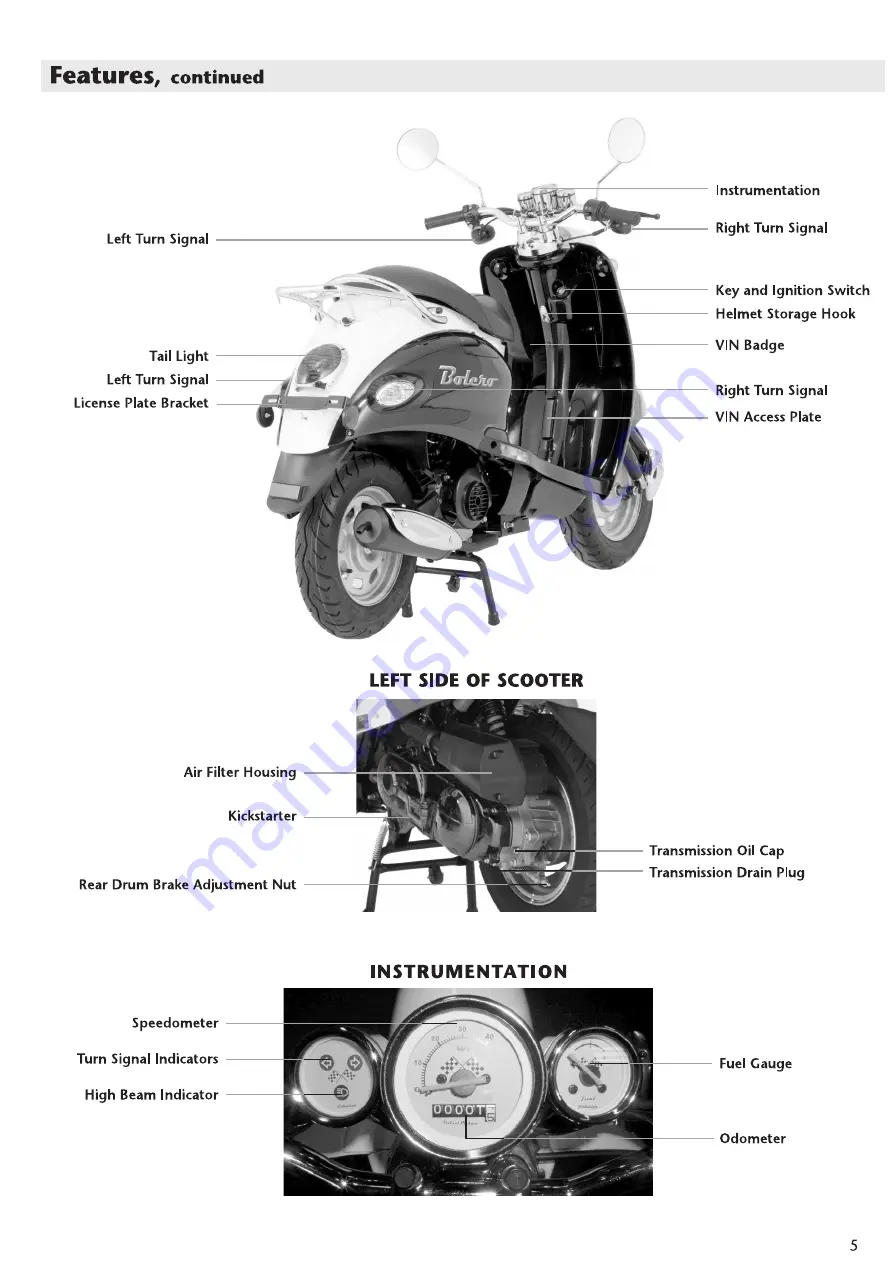 PEIRSPEED BOLERO 50 Скачать руководство пользователя страница 7