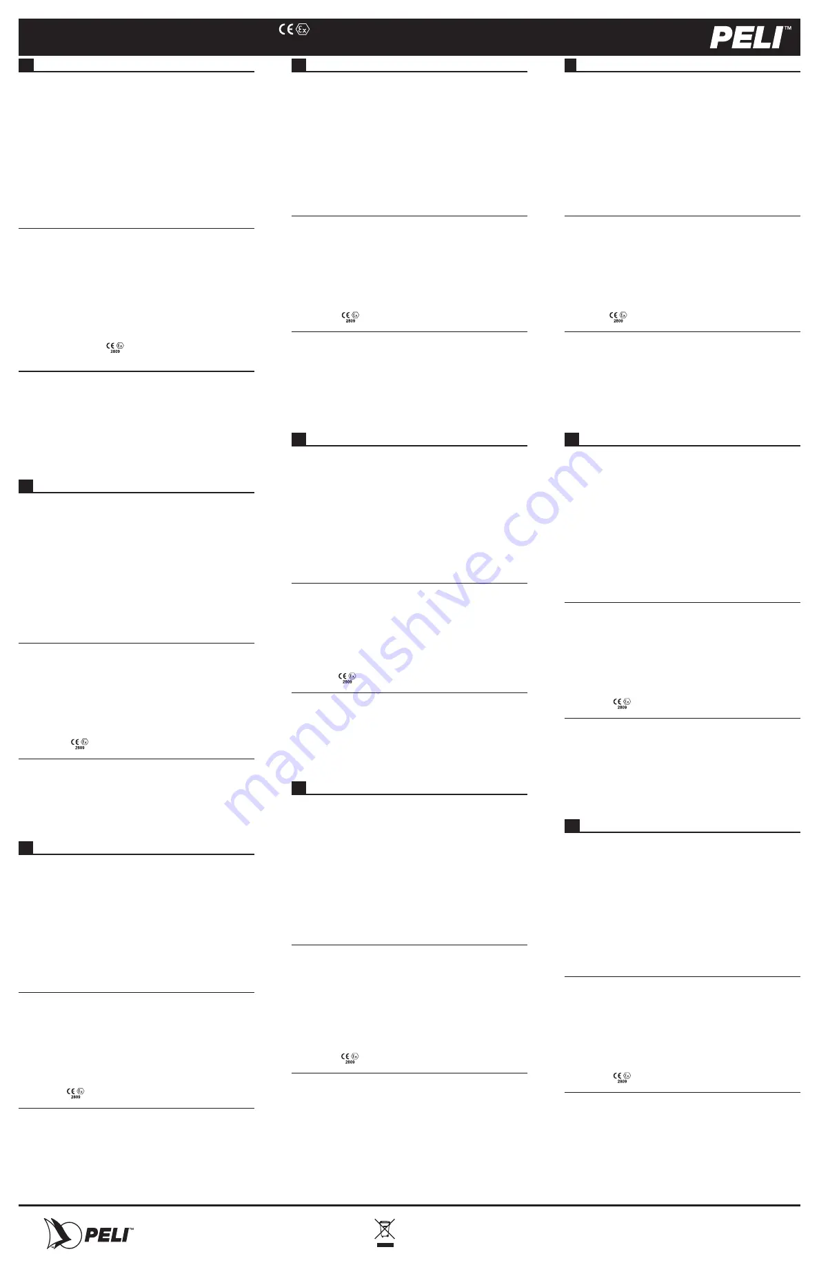 PELI 3415M Z0 Operating Instructions Download Page 1