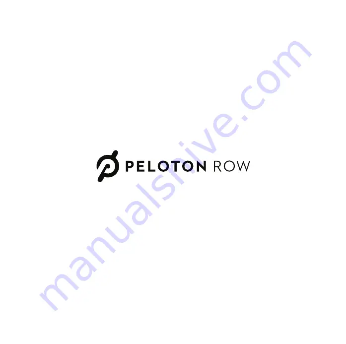 Peloton ROW User Manual Download Page 1