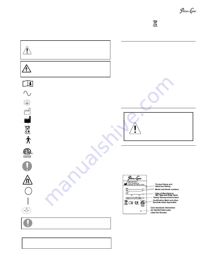 Pelton & Crane Solaris 2 10'-SSC120-2-L Installation Manual Download Page 3