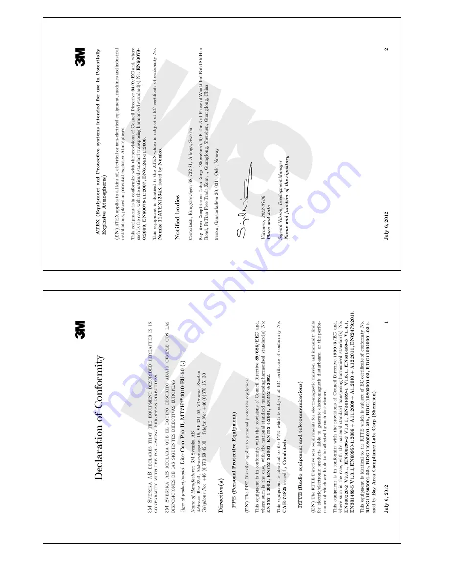 Peltor MT7H7B4010-EU-50 Quick Reference Manual Download Page 256