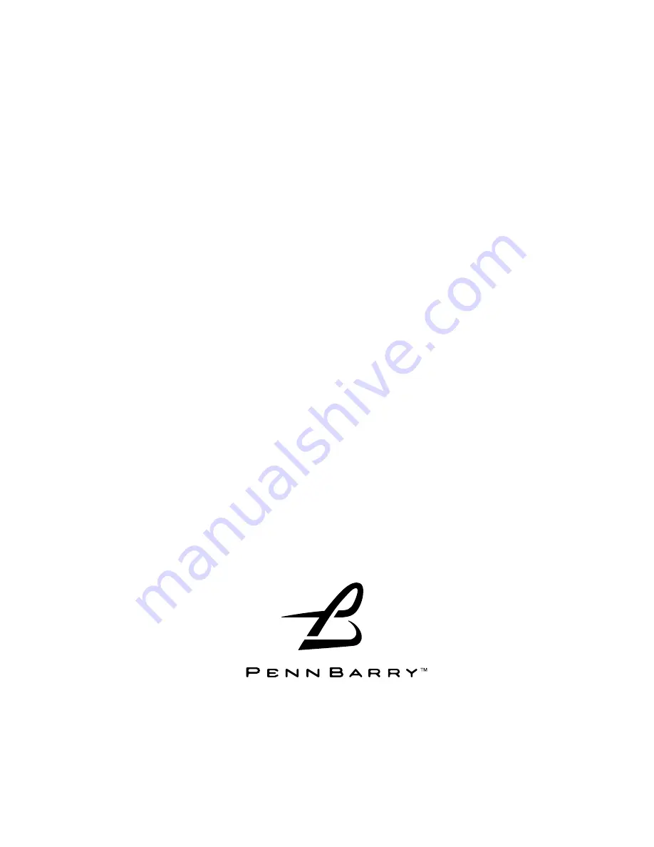 PennBarry MXI Series Operation & Maintenance Manual Download Page 19