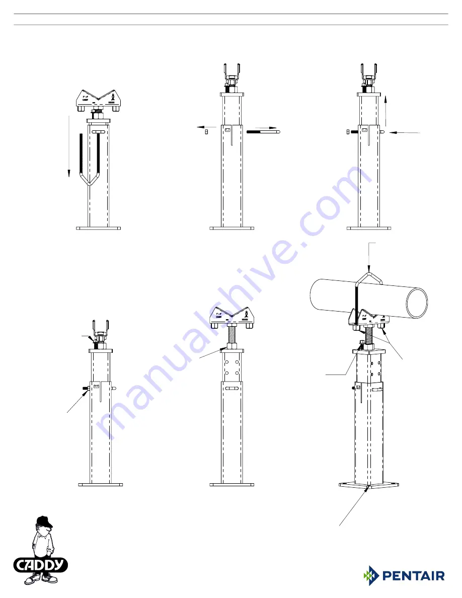 Pentair CADDY CTS04 Instruction Sheet Download Page 2