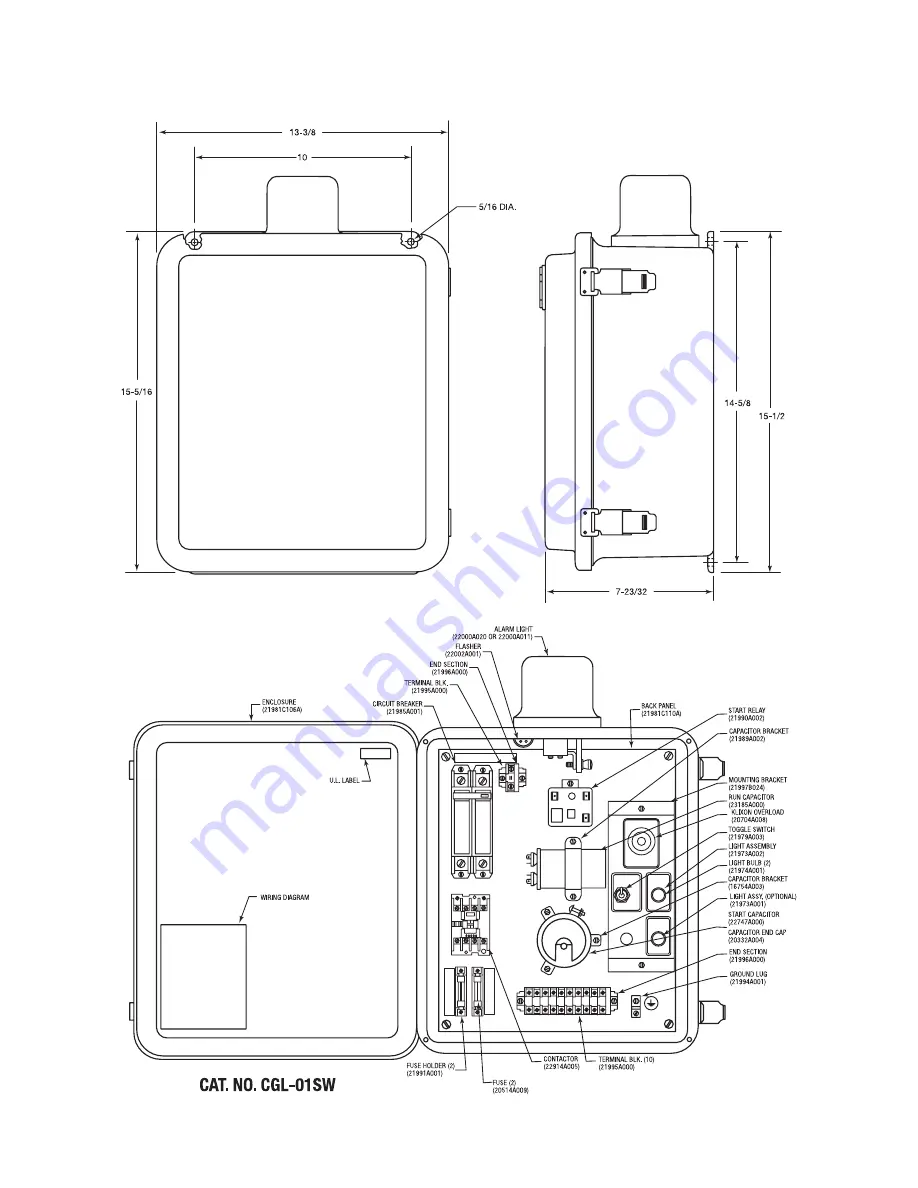 Pentair Myers CGL Series Installation And Service Manual Download Page 10