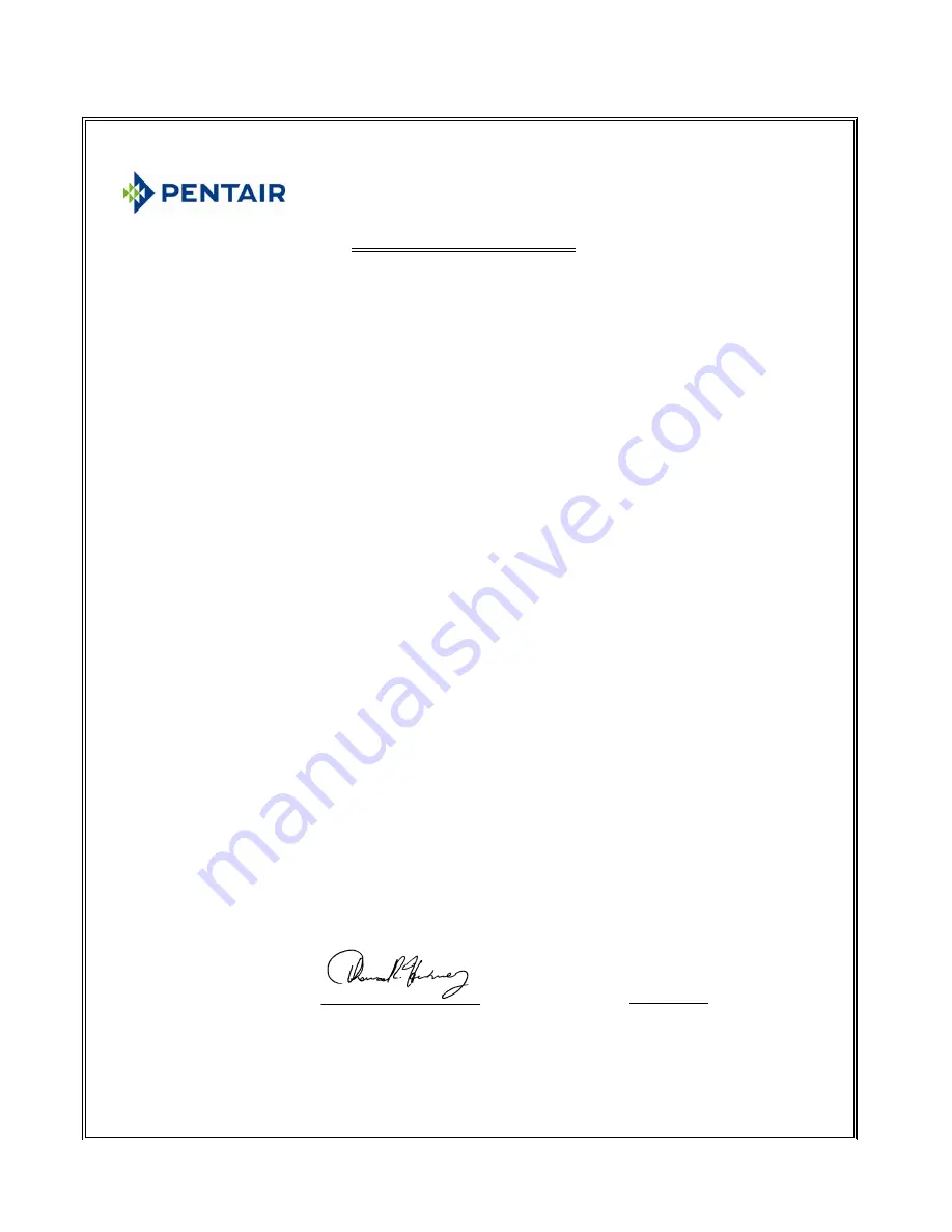 Pentair S06 Instruction Manual Download Page 5