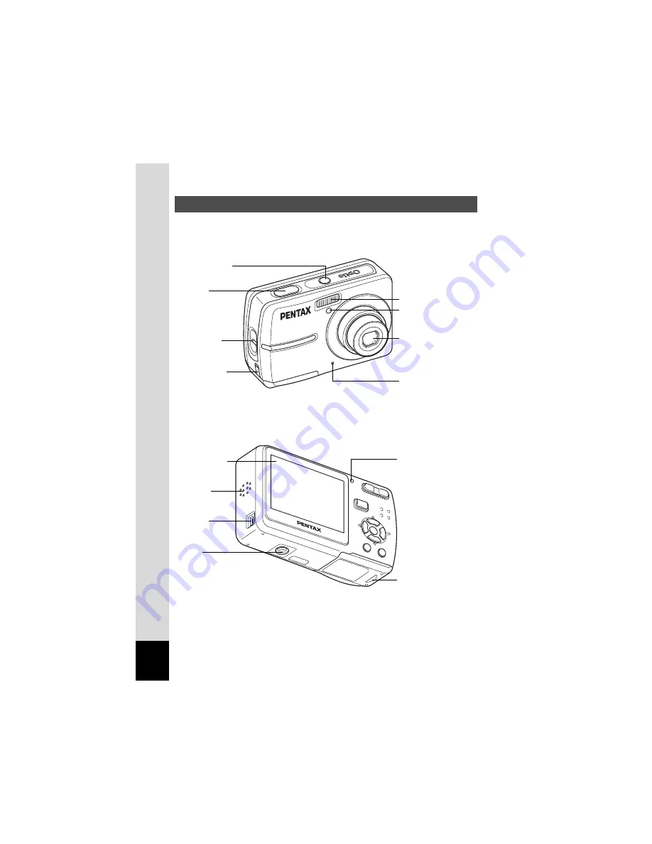 Pentax 17216 - Optio E50 Digital Camera Operating Manual Download Page 14