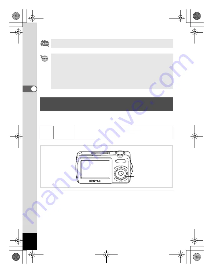 Pentax 17472 - Optio E70 Digital Camera Operating Manual Download Page 86