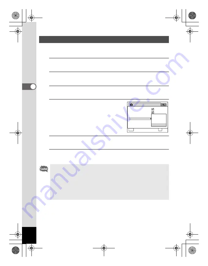 Pentax 17472 - Optio E70 Digital Camera Operating Manual Download Page 100