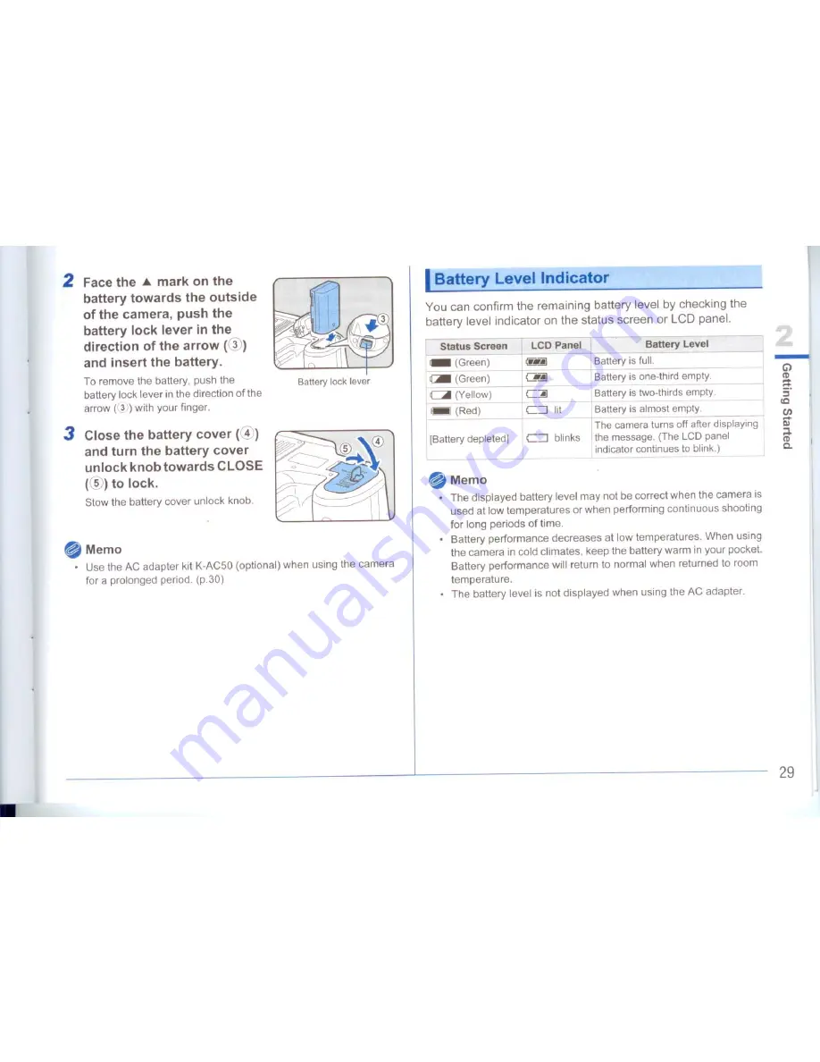 Pentax 645D Operation Manual Download Page 31