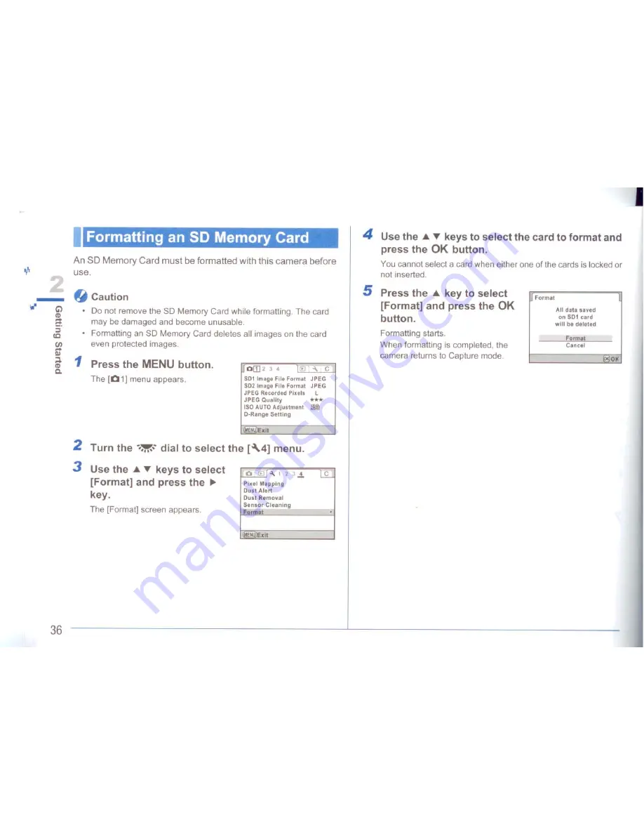 Pentax 645D Operation Manual Download Page 38