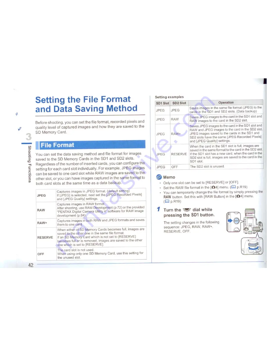 Pentax 645D Operation Manual Download Page 44