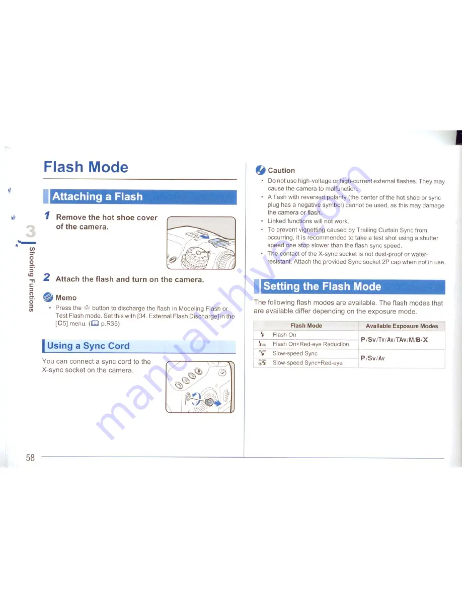 Pentax 645D Operation Manual Download Page 60