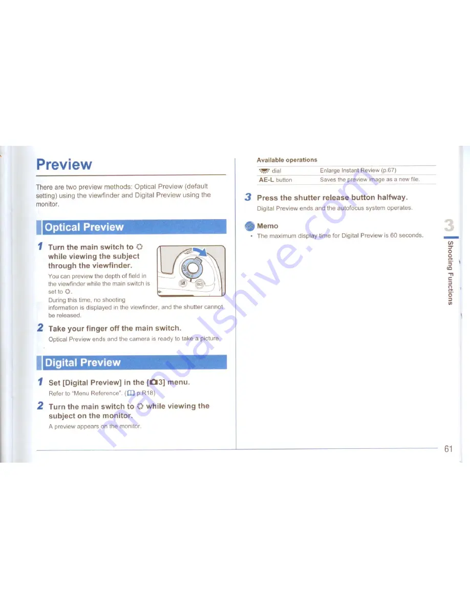 Pentax 645D Operation Manual Download Page 63