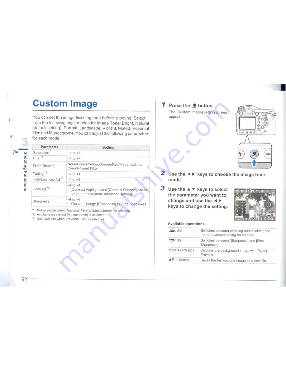 Pentax 645D Operation Manual Download Page 64