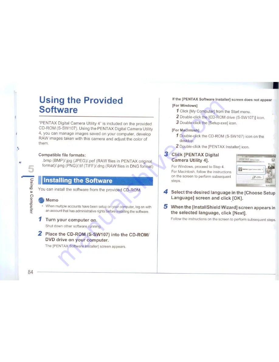 Pentax 645D Operation Manual Download Page 86