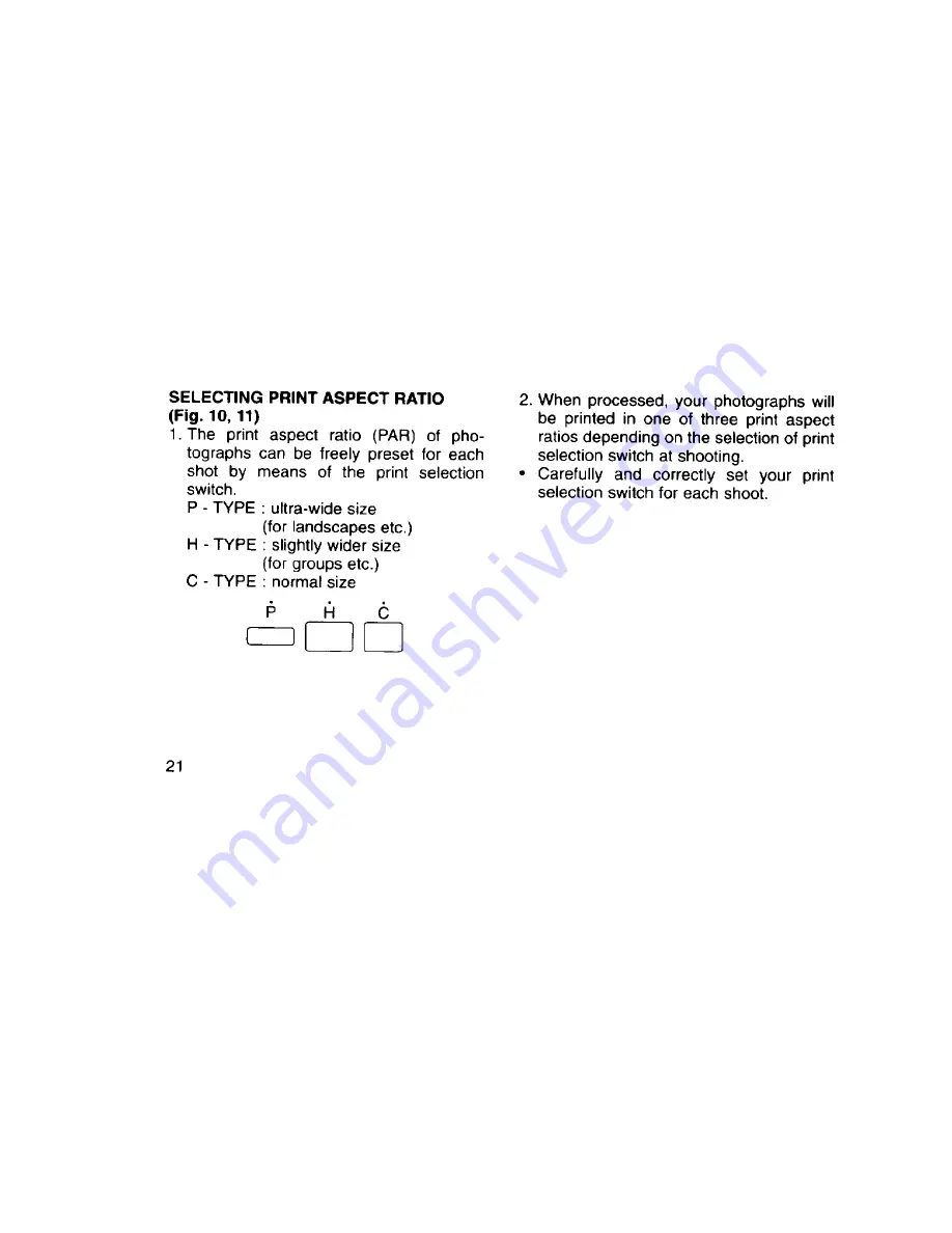 Pentax efina J Operating Manual Download Page 22