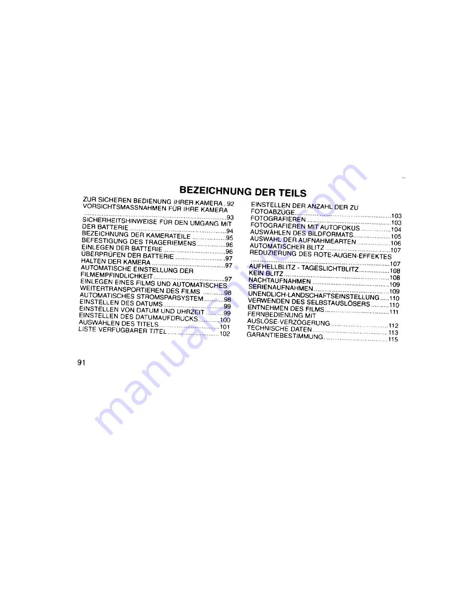 Pentax efina J Operating Manual Download Page 92