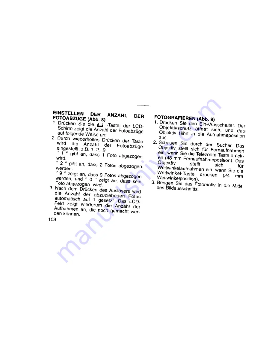 Pentax efina J Operating Manual Download Page 104