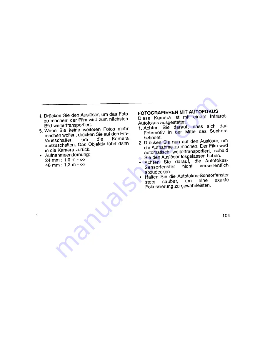 Pentax efina J Operating Manual Download Page 105