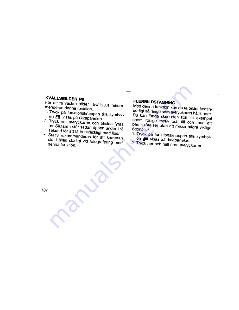 Pentax efina J Operating Manual Download Page 138