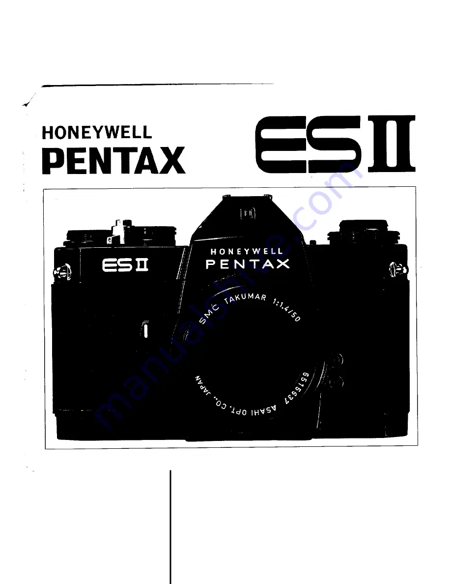 Pentax ES II User Manual Download Page 1