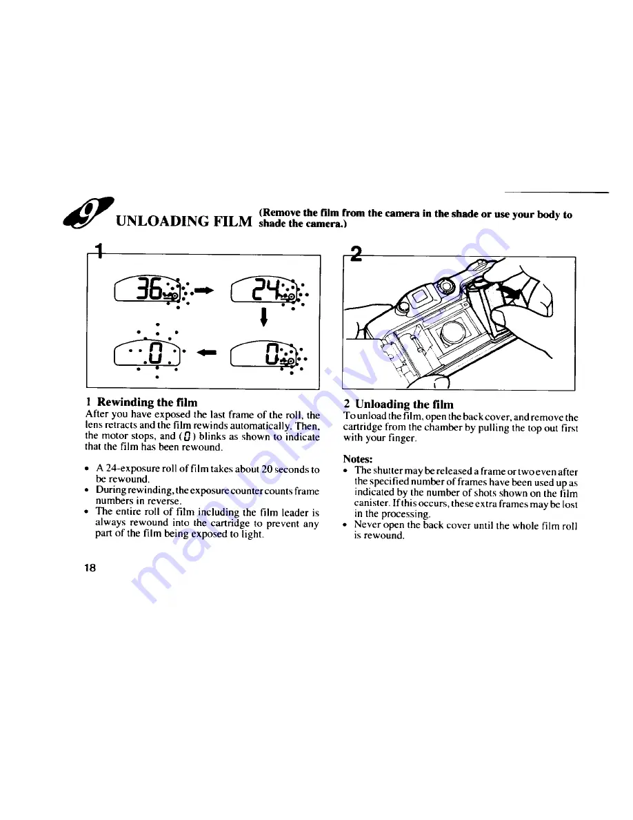 Pentax IQZoom 28-W Operating Manual Download Page 22