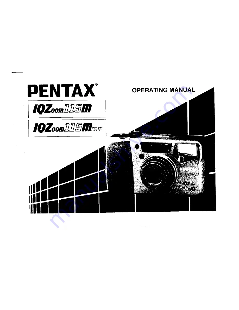 Pentax IQzoom - IQezy 38-70mm Zoom Operating Manual Download Page 1