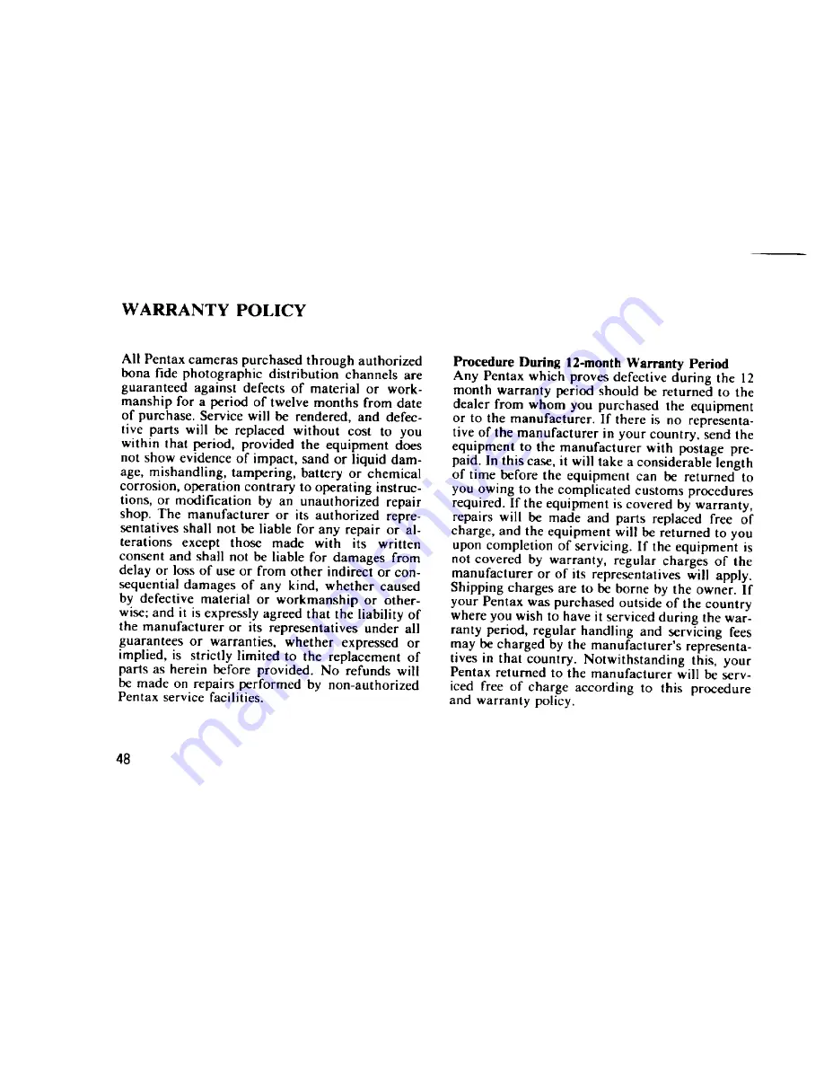 Pentax IQzoom - IQezy 38-70mm Zoom Operating Manual Download Page 52