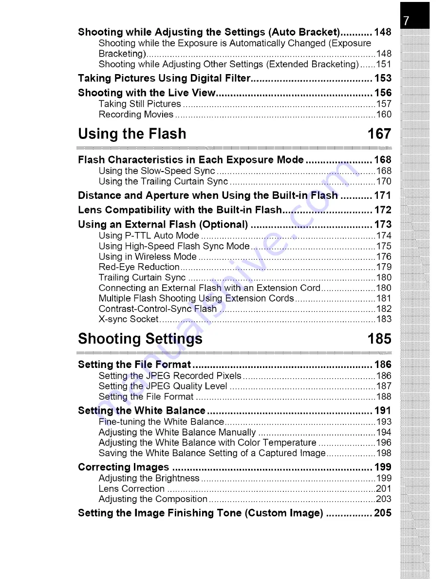 Pentax K-7 Operating Manual Download Page 9